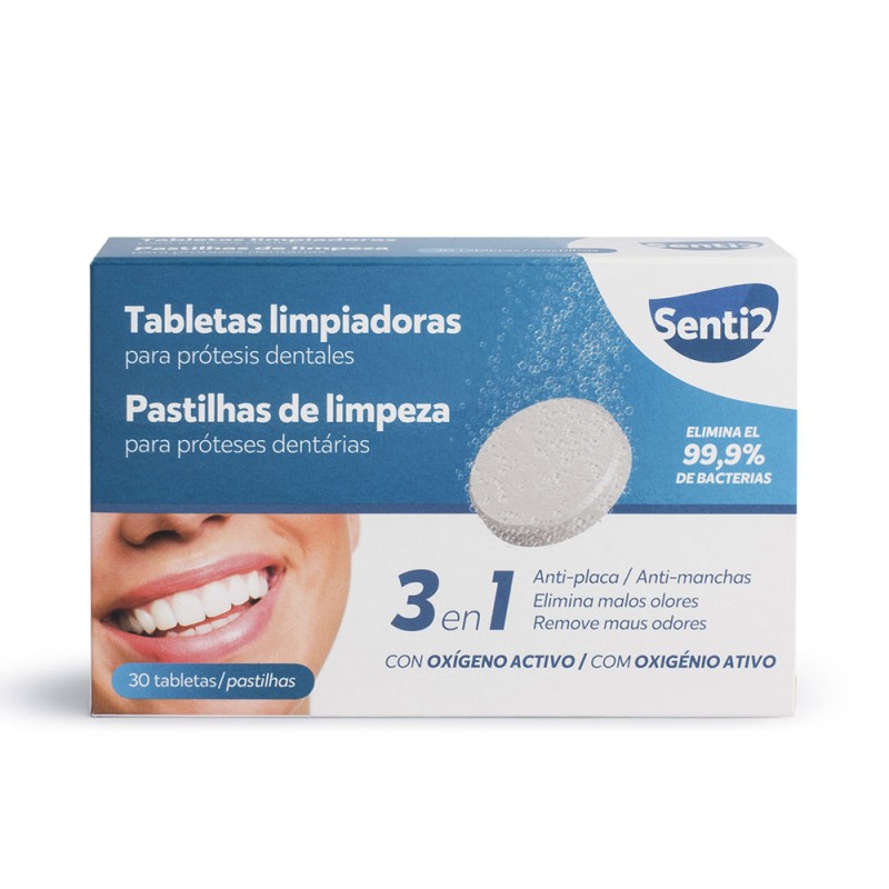 Tablettes de nettoyage pour prothèses dentaires 30 unités