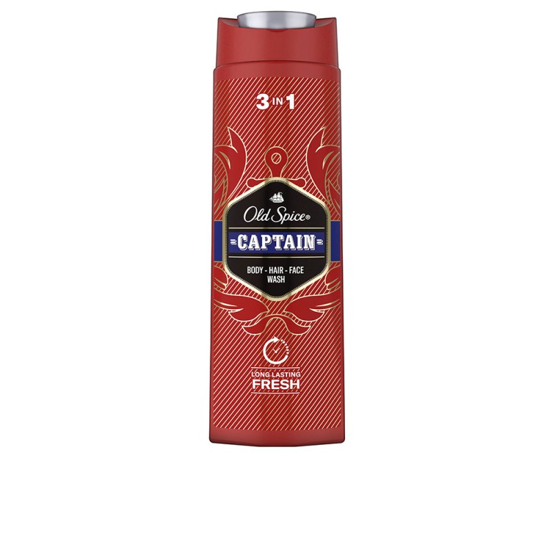 CAPTAIN gel douche 3en1 400 ml