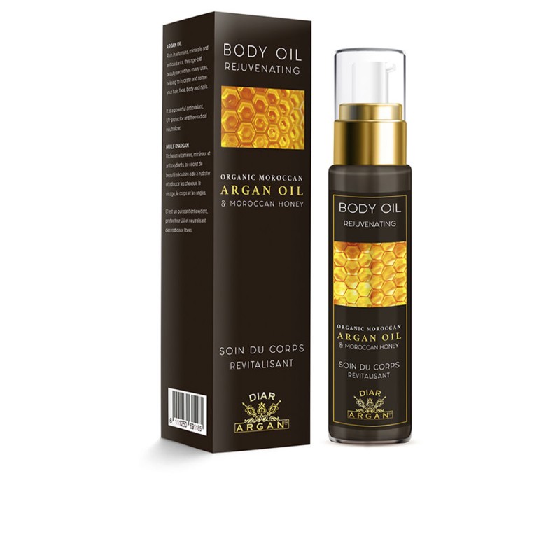 HUILE CORPORELLE RAJEUNISSANTE pure argan au miel 50 ml