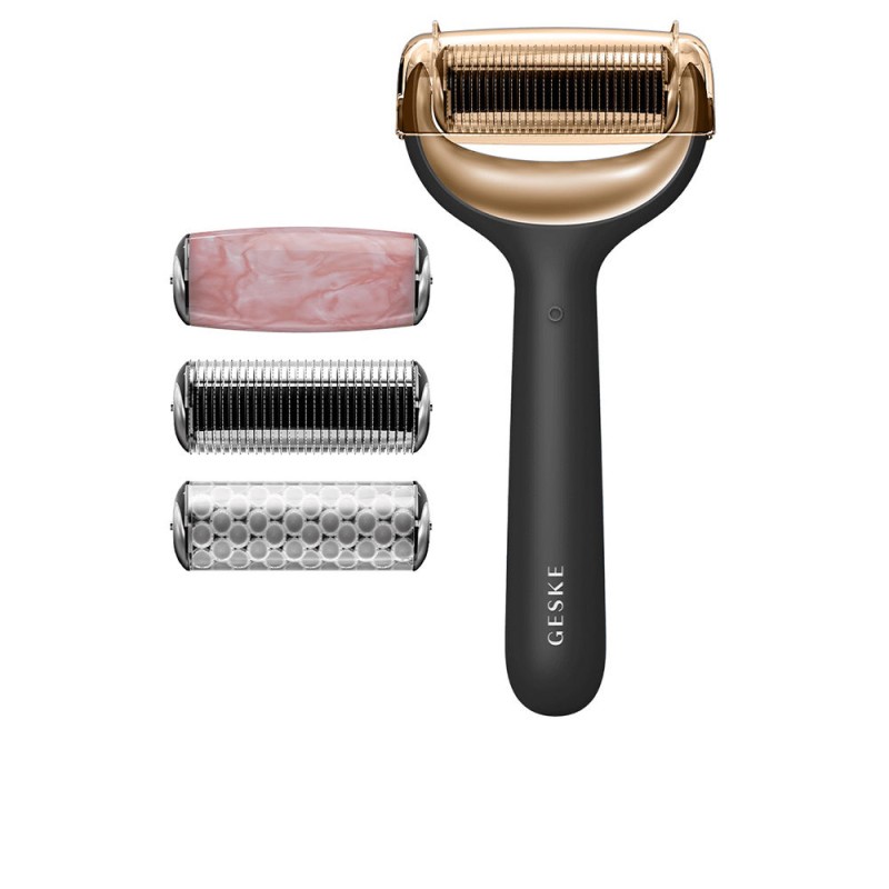 Rouleau facial et corporel GUIDÉ SMART APP avec micro-aiguilles 9 en 1 noir 4 u