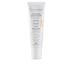 COUVRANCE base de maquillage fluide peaux sensibles miel 30 ml
