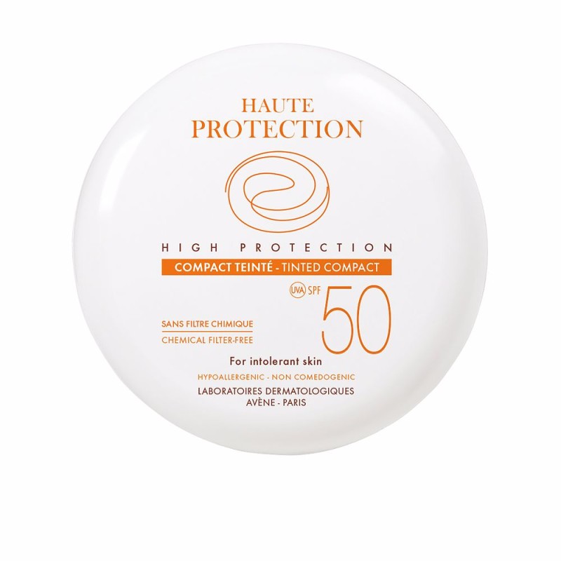SOLAIRE HAUTE PROTECTION compact teinté SPF50 doré