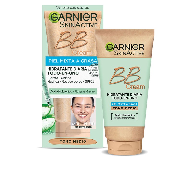 SKINACTIVE BB CREAM piel mixta a grasa SPF25 medium 50 ml