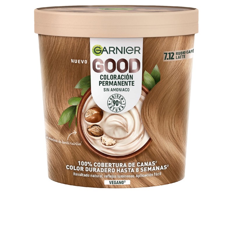 BONNE coloration permanente 7.12 blond café latte 1 u