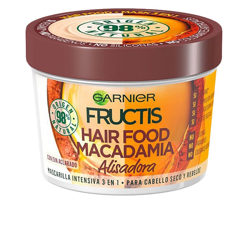 FRUCTIS HAIR FOOD masque lissant macadamia 390 ml