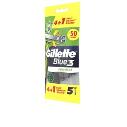Lame de rasoir jetable BLUE 3 SENSITIVE 5 u