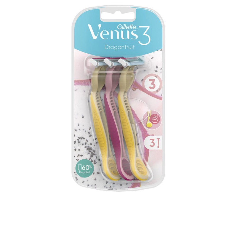 Lames d'épilation jetables VENUS3 DRAGONFRUIT 3 u