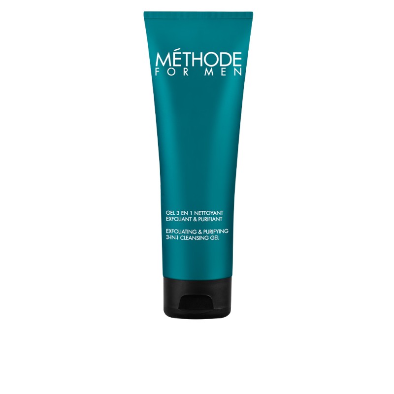 MÉTHODE FOR MEN Gel 3en1 Nettoyant Exfoliant Purifiant 125 ml