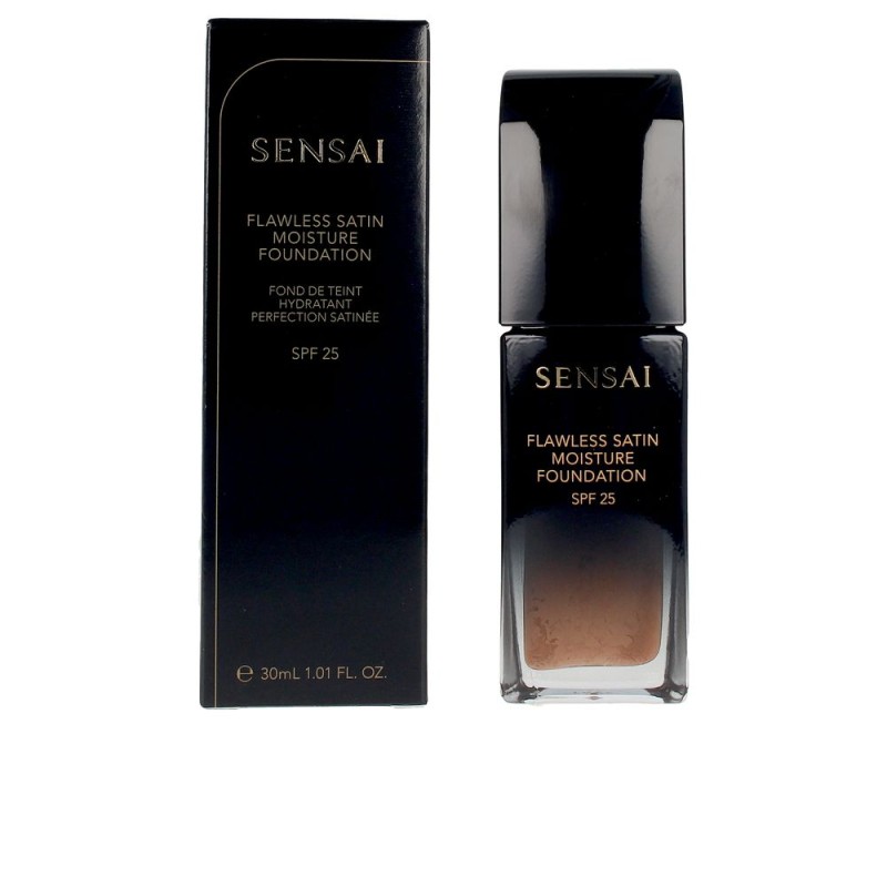 SENSAI flawless satin foundation SPF20 205-mocha beige 30 ml