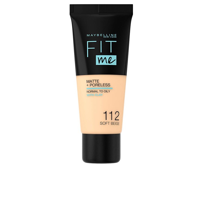 FIT ME Foundation matte poreless 112-soft beige