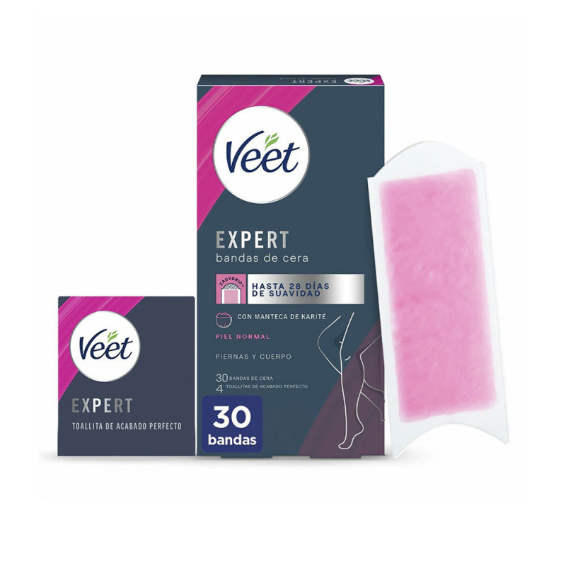 BODY EXPERT bandes de cire peau normale 30 u