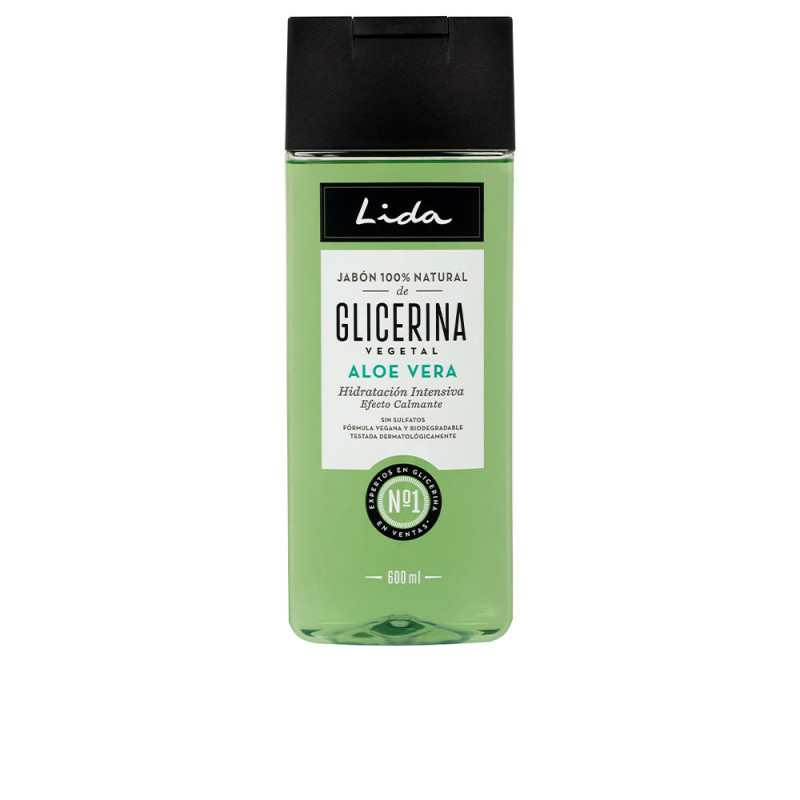 JABÓN 100 NATURAL glicerina y aloe vera 600 ml