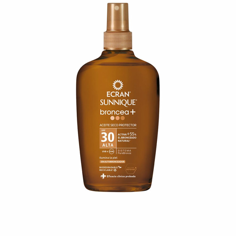 ECRAN SUNNIQUE BRONCEA aceite vapo SPF30 200 ml