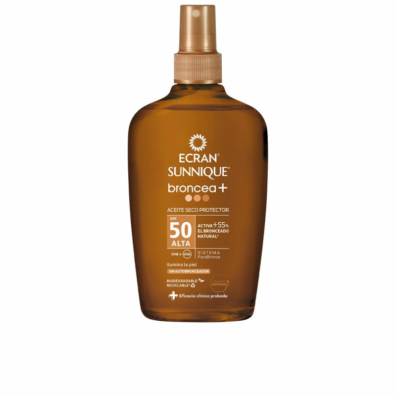 ECRAN SUNNIQUE BRONCEA aceite vapo SPF50 200 ml