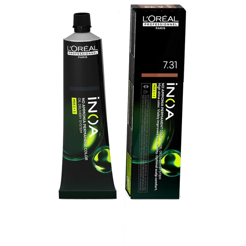 INOA coloration permanente sans ammoniaque 7.31 60 gr