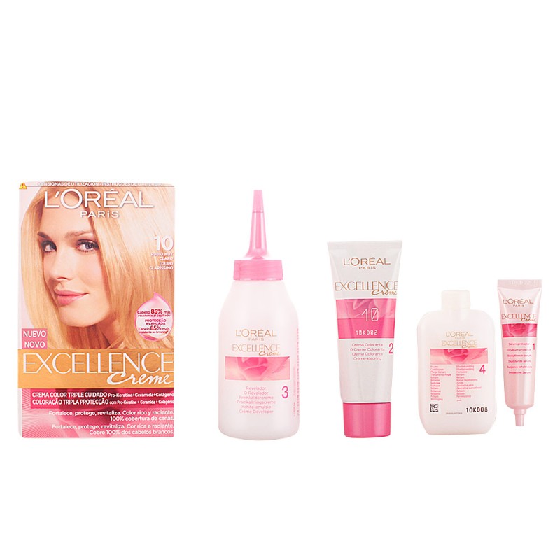 EXCELLENCE Creme tinte 10 rubio muy claro 192 ml