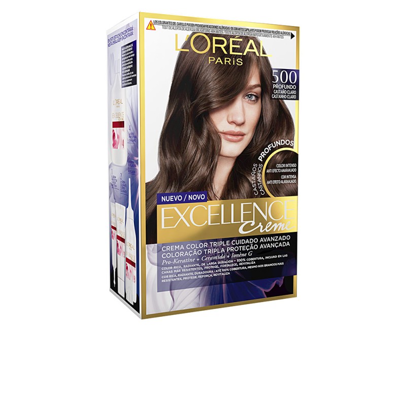 EXCELLENCE BRUNETTE tinte 500-true light brown 192 ml