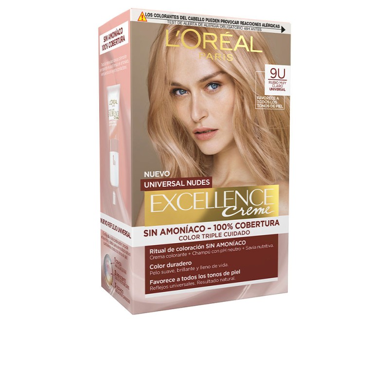 EXCELLENCE creme universal nudes tinte 9u-very light blonde 5 u