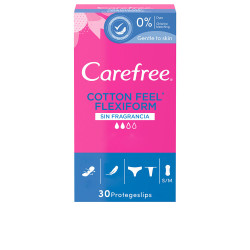 Carefree Flexiform protège-slips respirant non parfumé 30 unités