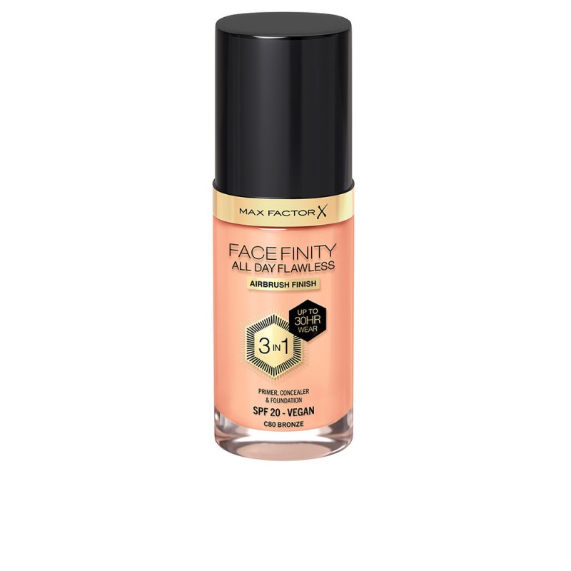 Base correcteur et fond de teint FACEFINITY 3IN1 80-bronze 30 ml