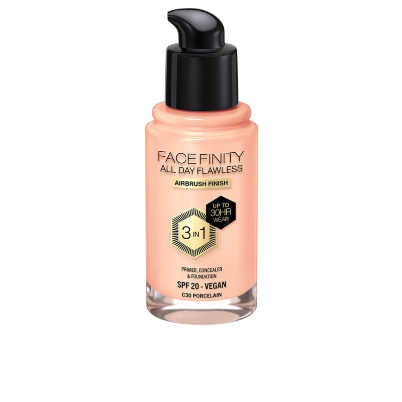FACEFINITY ALL DAY Flawless fond de teint 3 en 1 C30-porcelaine 30 ml