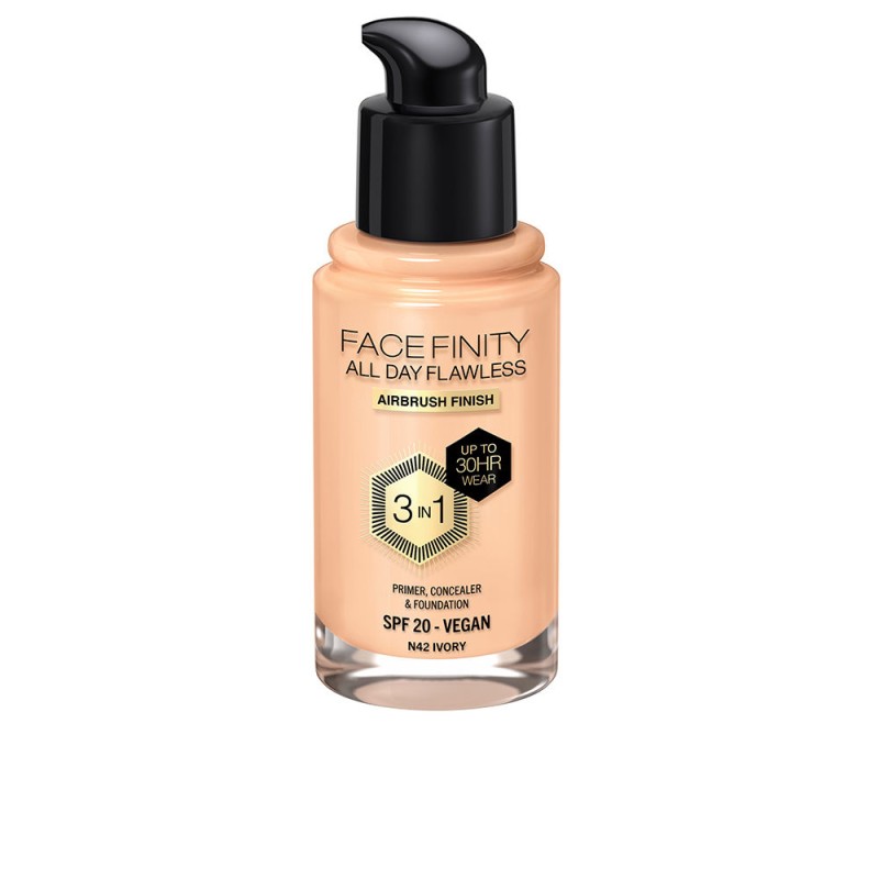 FACEFINITY ALL DAY FLAWLESS fond de teint 3 en 1 N42-ivoire 30 ml