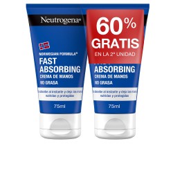 CREMA DE MANOS RÁPIDA ABSORCIÓN coffret 2 x 75 ml