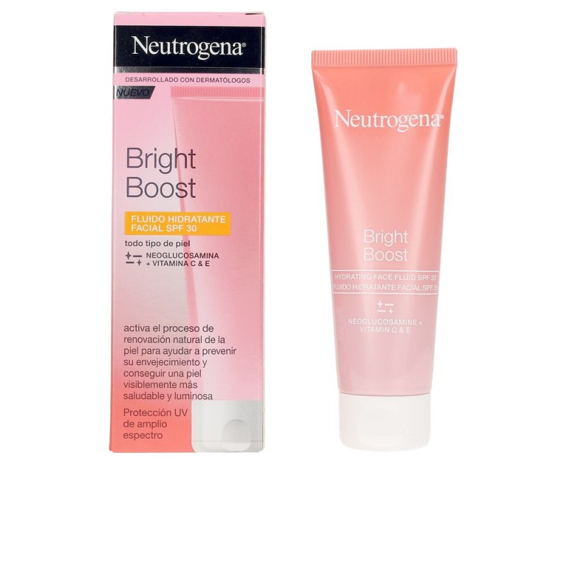 BRIGHT BOOST fluide hydratant visage SPF30 50 ml