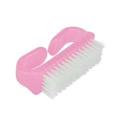 BROSSE A ONGLES poils nylon couleurs assorties 1 pc