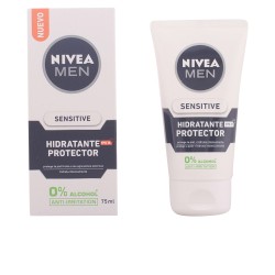 MEN SENSITIVE protector hidratante 0 alcohol SPF15 75 ml