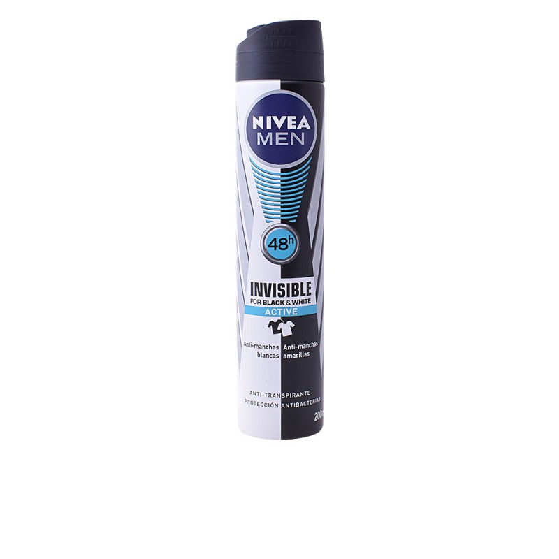 MEN BLACK WHITE ACTIVE déodorant vaporisateur 200 ml