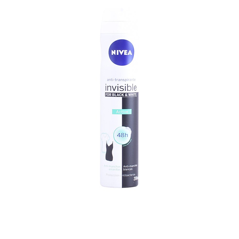 BLACK WHITE INVISIBLE ACTIVE déodorant vaporisateur 200 ml