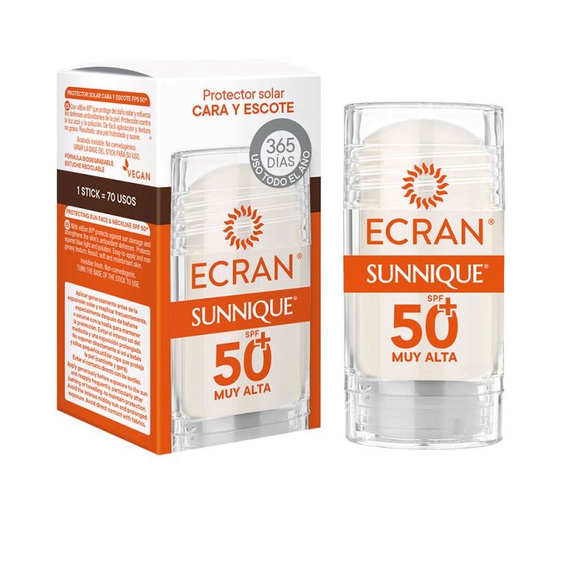 ECRAN SUNNIQUE stick visage et décolleté SPF50 30 ml