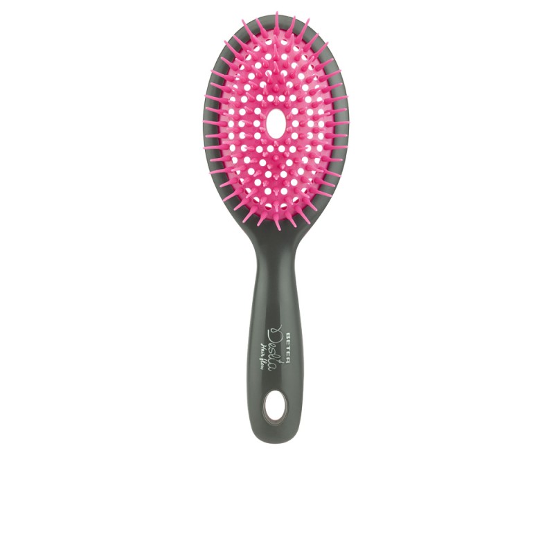 DESLÍA HAIR FLOW cepillo ovalado pequeño fucsia 1 u