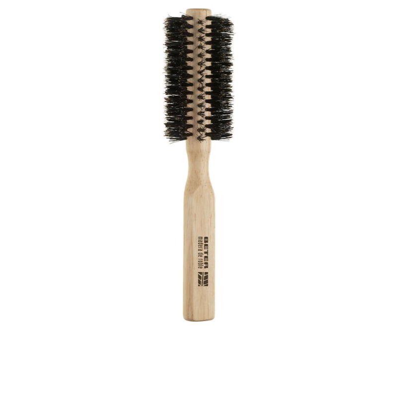 CEPILLO REDONDO púas mixtas mango madera Oak 45 mm