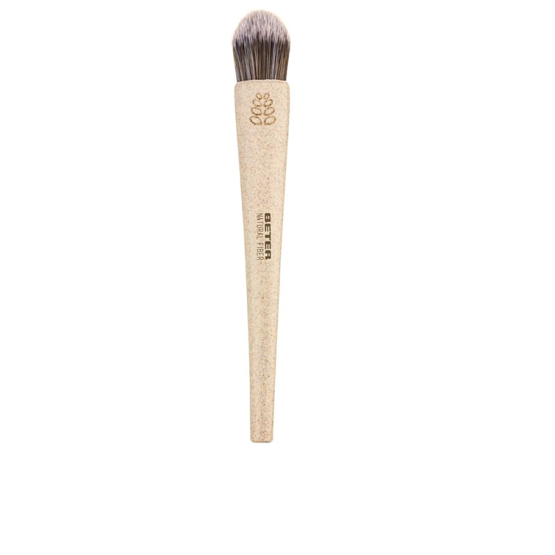 BROSSE DE MAQUILLAGE fluide fibre naturelle beige 1 u