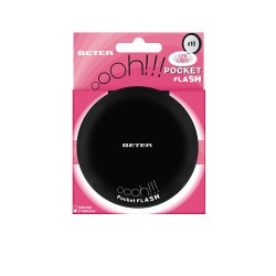 ESPEJO OHH pocket flash con luz y aumento x10 negro 5 ml