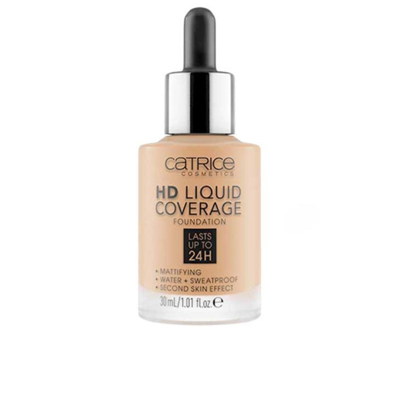 FOND DE TEINT COUVERTURE LIQUIDE HD dure jusqu'à 24h 032-Beige Nude 30 ml