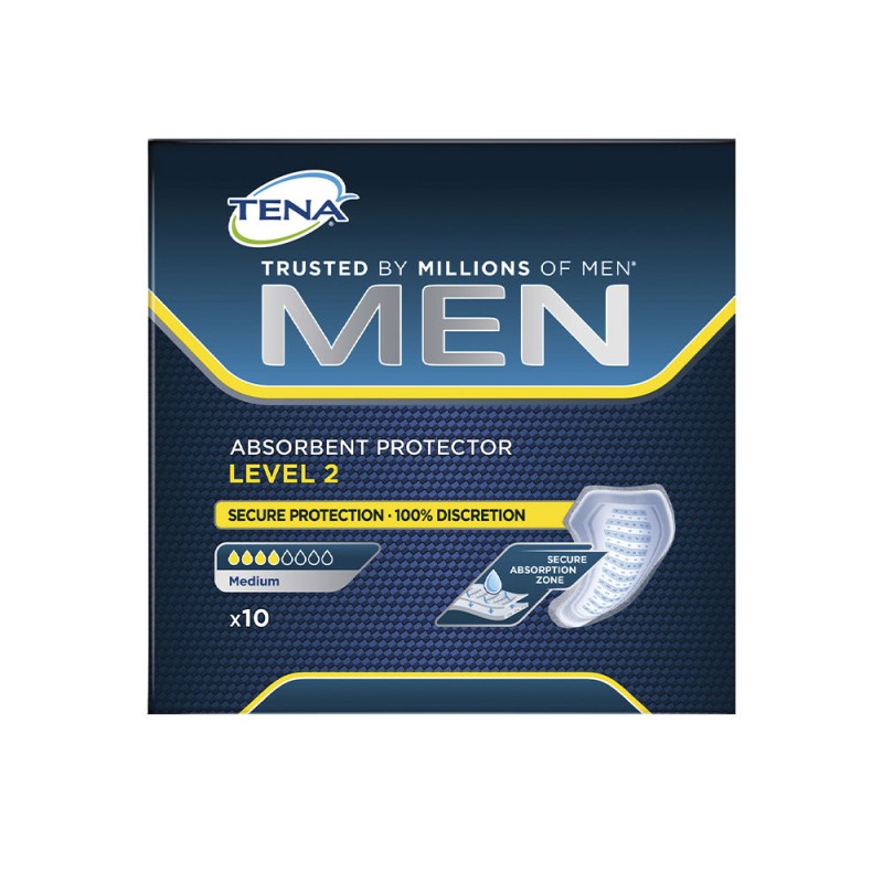 TENA MEN LEVEL 2 protector 100 absorbente 10 u