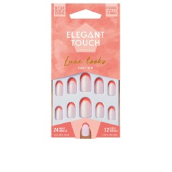 LUXE LOOKS nails with glue oval limited ed hot tip