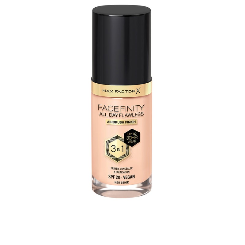 Base correcteur et fond de teint FACEFINITY 3IN1 55-beige 30 ml