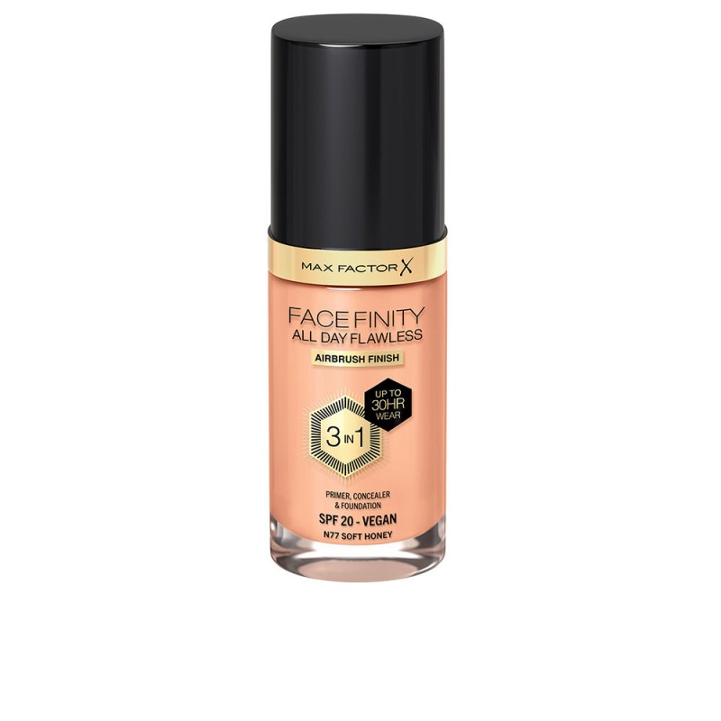 Base correcteur et fond de teint FACEFINITY 3IN1 77-miel doux 30 ml
