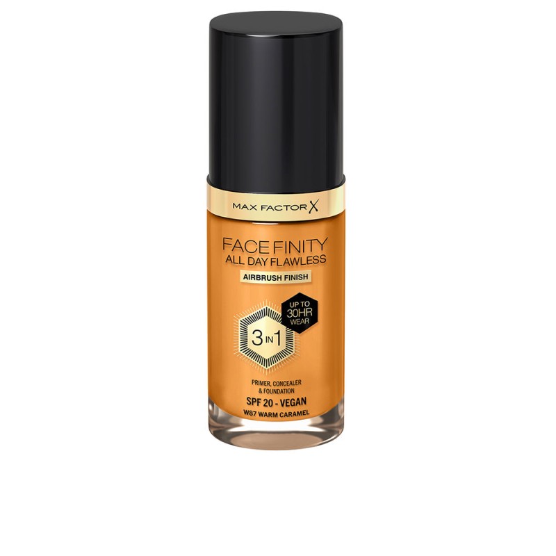 FACEFINITY ALL DAY FLAWLESS fond de teint 3 en 1 87-caramel chaud 30 ml
