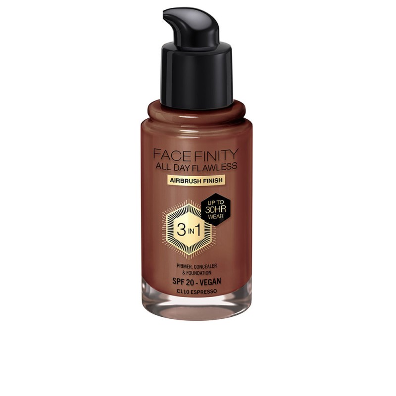 FACEFINITY ALL DAY Flawless fond de teint 3 en 1 C110-espresso 30 ml