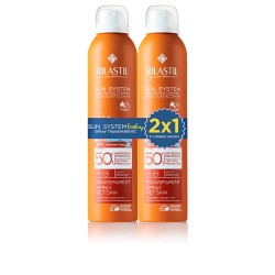 SUN SYSTEM 50+ BABY SPRAY TRANSPARENTE coffret 2 pcs 