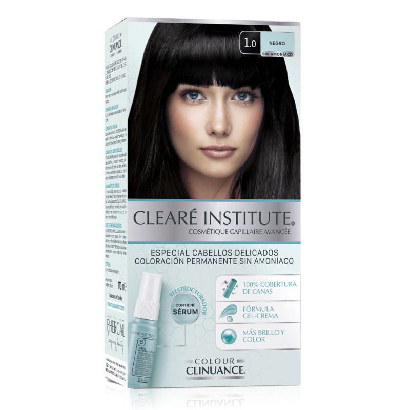 COLOUR CLINUANCE cabellos delicados 1.0-negro 1 u