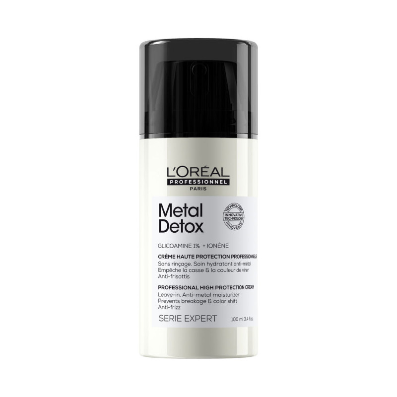 METAL DETOX crème professionnelle haute protection sans rinçage pour cheveux abîmés 100 ml