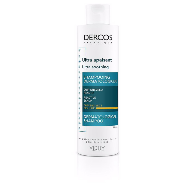 DERCOS ULTRA APAISANT shampooing secs 200 ml