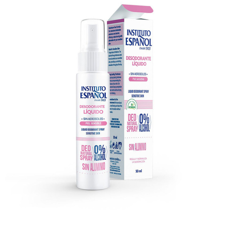 Déodorant liquide en spray PEAU SENSIBLE 50 ml