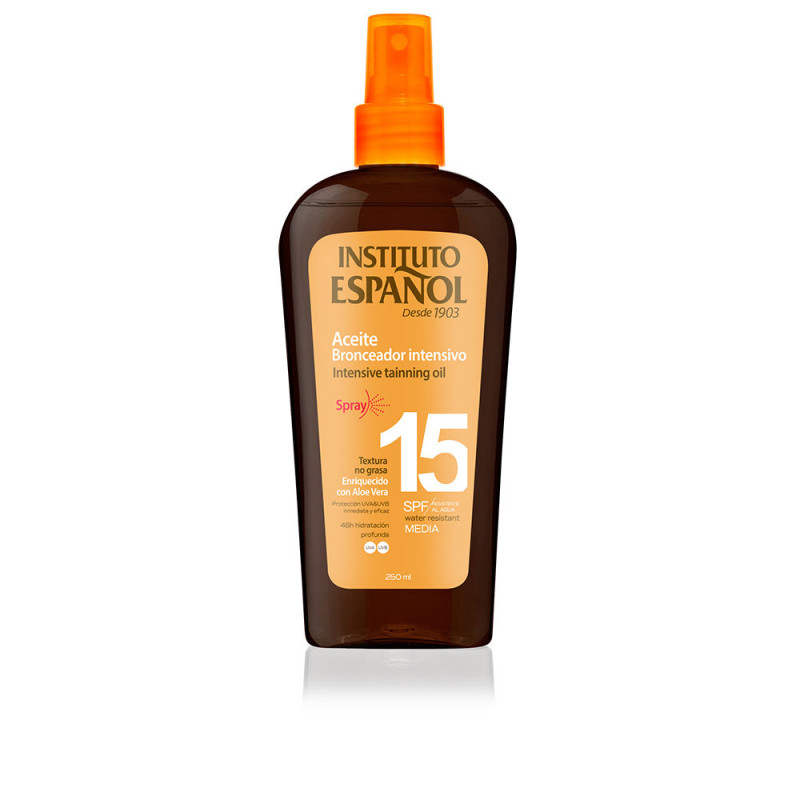 Spray HUILE DE BRONZAGE Intensif SPF15 250 ml